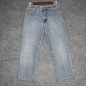 Rustic Denim Jeans Boys Size 14 Light Wash Straight Leg Casual‎ Cotton
